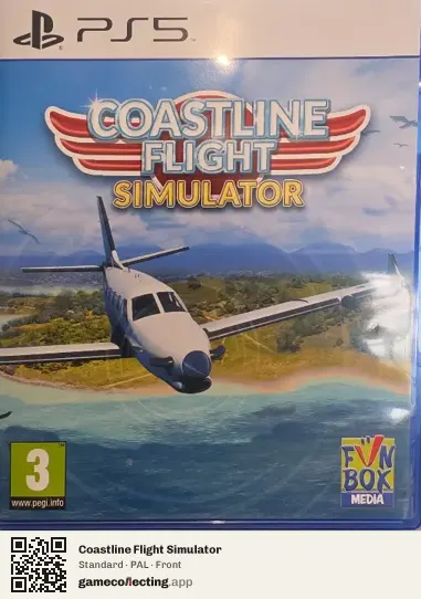 Coastline Flight Simulator PlayStation 5, PAL box front