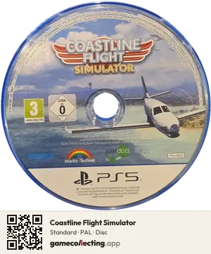 Coastline Flight Simulator PlayStation 5, PAL disc