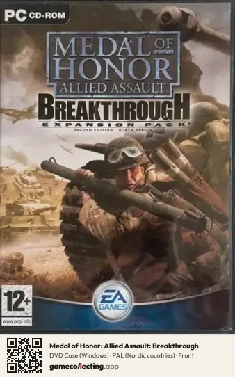 Medal of Honor: Allied Assault: Breakthrough Computer, Nordic countries box front