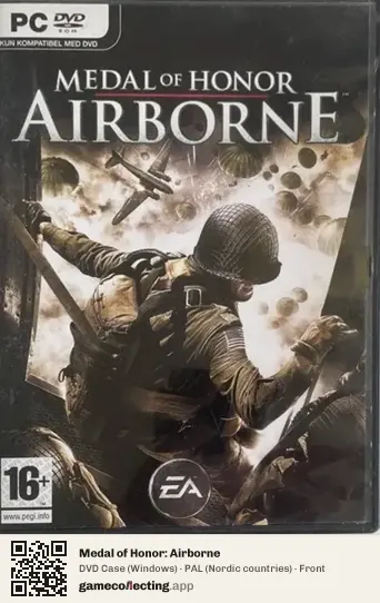 Medal of Honor: Airborne Computer, Nordic countries box front