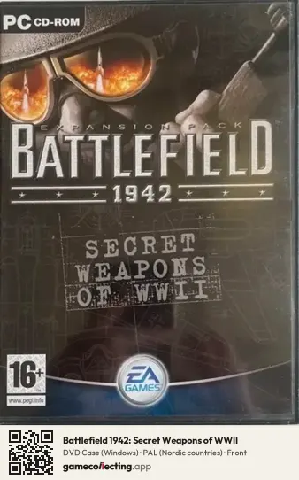Battlefield 1942: Secret Weapons of WWII Computer, Nordic countries box front