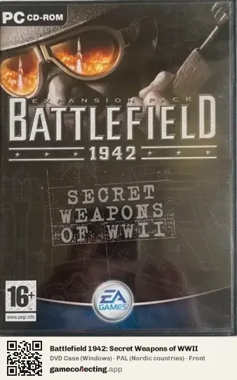Battlefield 1942: Secret Weapons of WWII Computer, Nordic countries box front