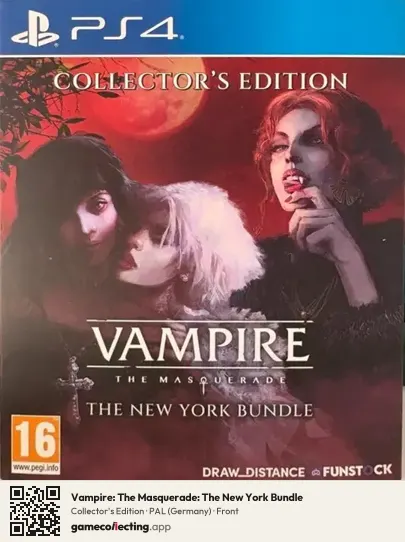 Vampire: The Masquerade: The New York Bundle PlayStation 4, Germany box front