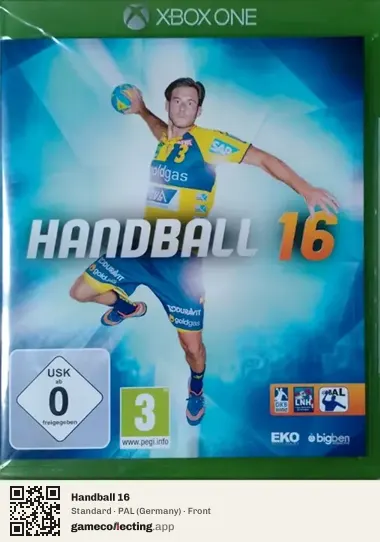 Handball 16 Xbox One, Germany box front