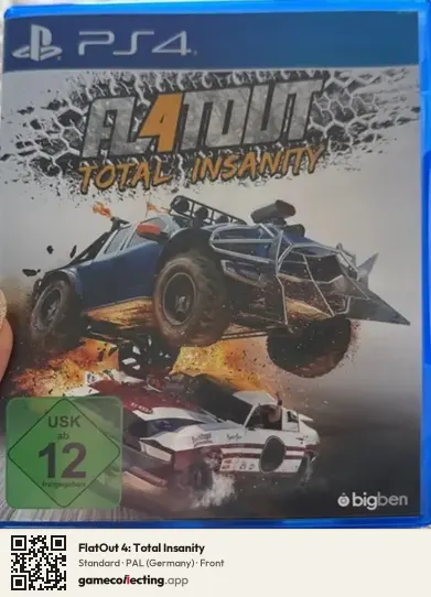 FlatOut 4: Total Insanity PlayStation 4, Germany box front