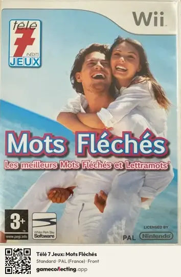 Télé 7 Jeux: Mots Fléchés Nintendo Wii, France box front