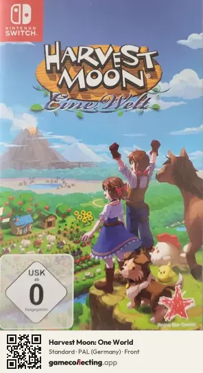 Harvest Moon: One World Nintendo Switch, Germany box front
