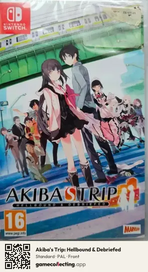 Akiba's Trip: Hellbound & Debriefed Nintendo Switch, PAL box front