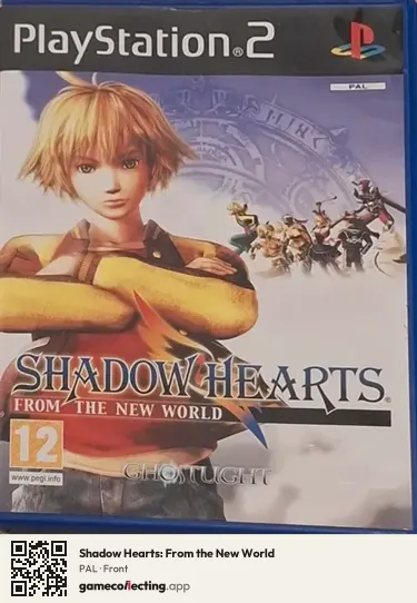 Shadow Hearts: From the New World PlayStation 2, PAL box front