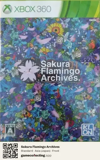 Sakura Flamingo Archives Xbox 360, Asia box front