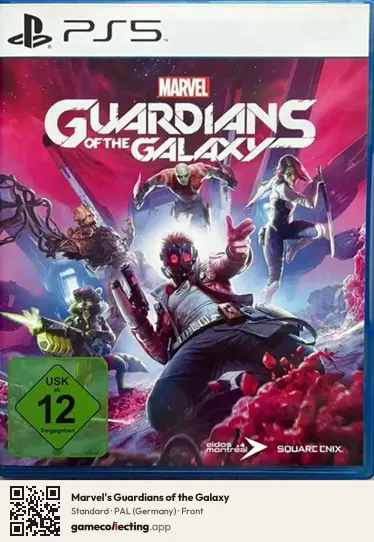 Marvel's Guardians of the Galaxy PlayStation 5, Germany box front