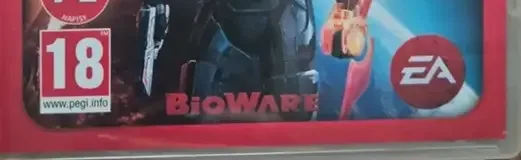 Mass Effect 3, the PEGI square on its front
