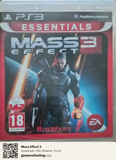 Mass Effect 3 PlayStation 3, Poland box front