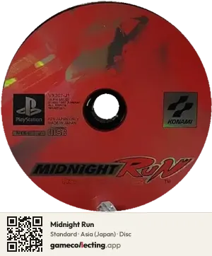 Midnight Run PlayStation, Asia disc