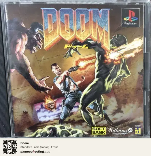 Doom PlayStation, Asia box front