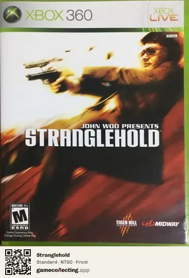 Stranglehold Xbox 360, NTSC box front