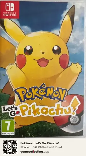 Pokémon: Let's Go, Pikachu! Nintendo Switch, Netherlands box front