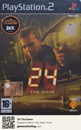 24: The Game PlayStation 2, Italy box front