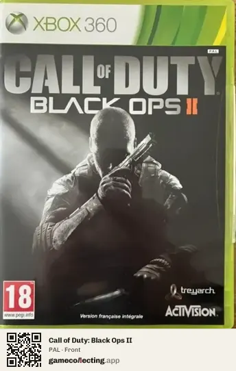 Call of Duty: Black Ops II Xbox 360, PAL box front