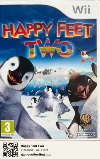 Happy Feet Two Nintendo Wii, PAL box front