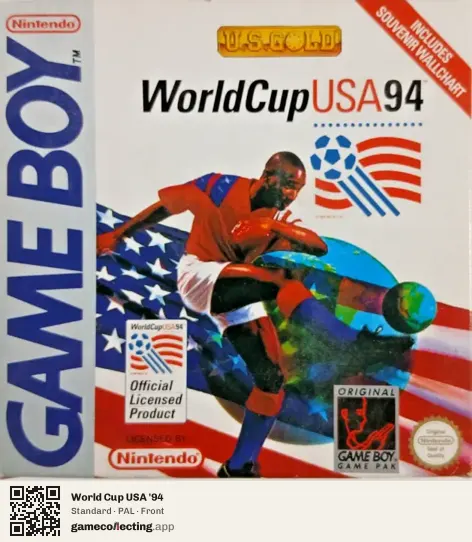 World Cup USA '94 Game Boy, PAL box front