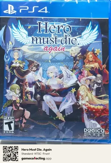 Hero Must Die. Again PlayStation 4, NTSC box front