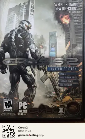 Crysis 2 Computer, NTSC box front