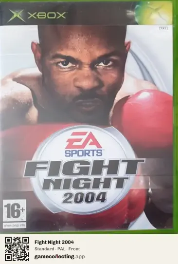 Fight Night 2004 Xbox, PAL box front