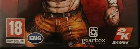 Borderlands, the PEGI square on its front