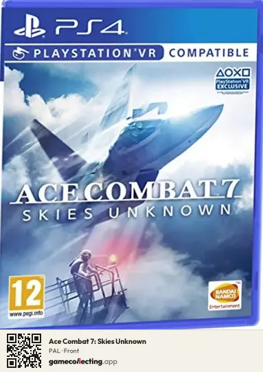 Ace Combat 7: Skies Unknown PlayStation 4, PAL box front