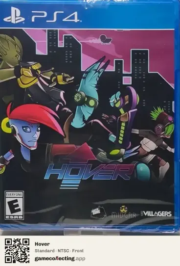 Hover PlayStation 4, NTSC box front