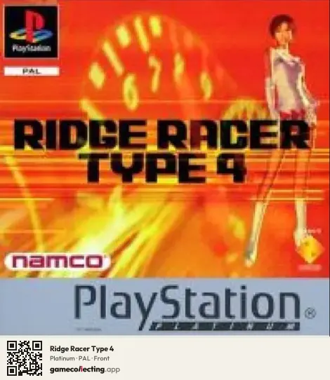 Ridge Racer Type 4 PlayStation, PAL box front