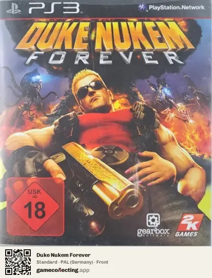 Duke Nukem Forever PlayStation 3, Germany box front
