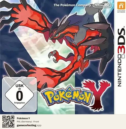 Pokémon Y Nintendo 3DS, Germany box front