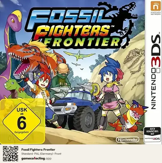 Fossil Fighters: Frontier Nintendo 3DS, Germany box front