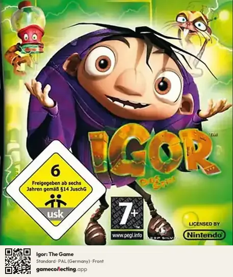 Igor: The Game Nintendo DS, Germany box front