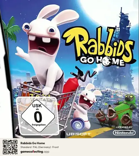 Rabbids Go Home Nintendo DS, Germany box front