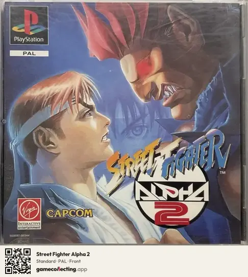 Street Fighter Alpha 2 PlayStation, PAL box front