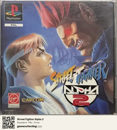 Street Fighter Alpha 2 PlayStation, PAL box front