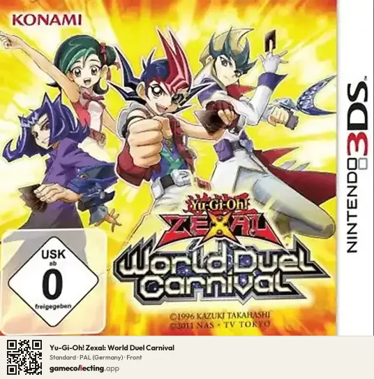 Yu-Gi-Oh! Zexal: World Duel Carnival Nintendo 3DS, Germany box front