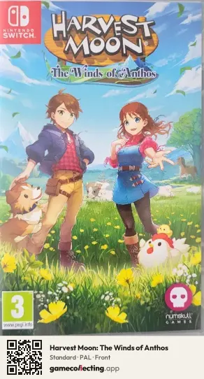 Harvest Moon: The Winds of Anthos Nintendo Switch, PAL box front