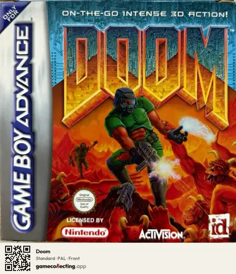 Doom Game Boy Advance, PAL box front
