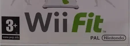 Wii Fit, the PEGI square on its front