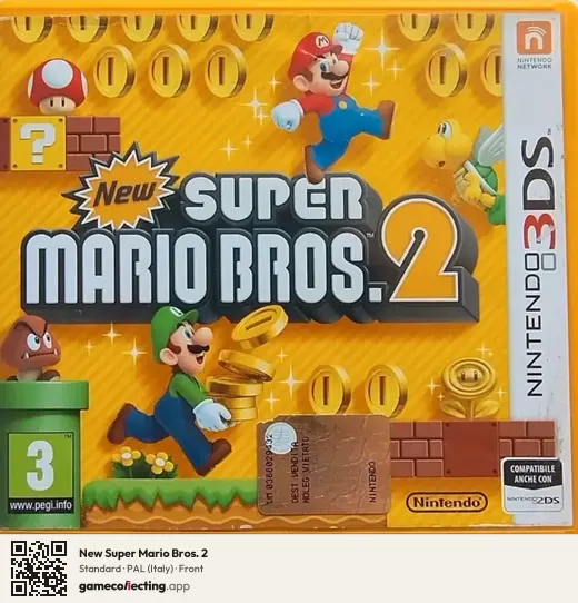 New Super Mario Bros. 2 Nintendo 3DS, Italy box front