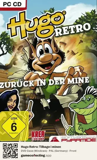 Hugo Retro: Tilbage i minen Computer, Germany box front