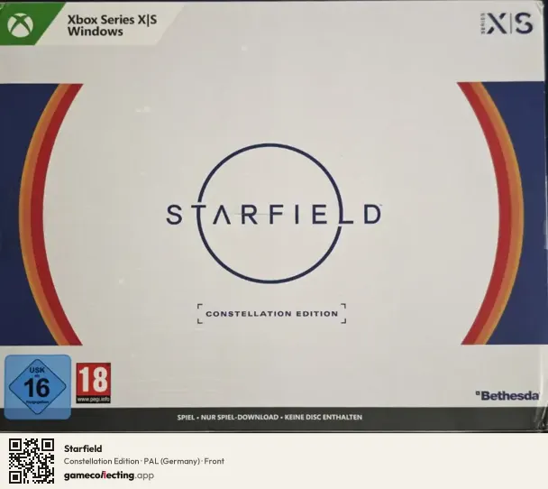 Starfield Xbox Series X, Germany box front