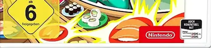 Sushi Striker: The Way of Sushido, the USK square on its front