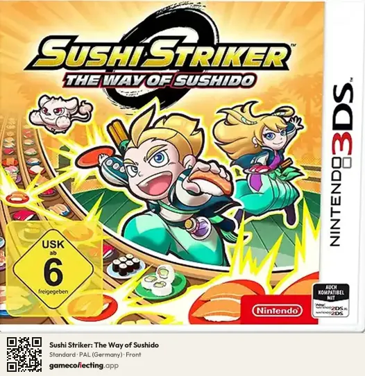 Sushi Striker: The Way of Sushido Nintendo 3DS, Germany box front