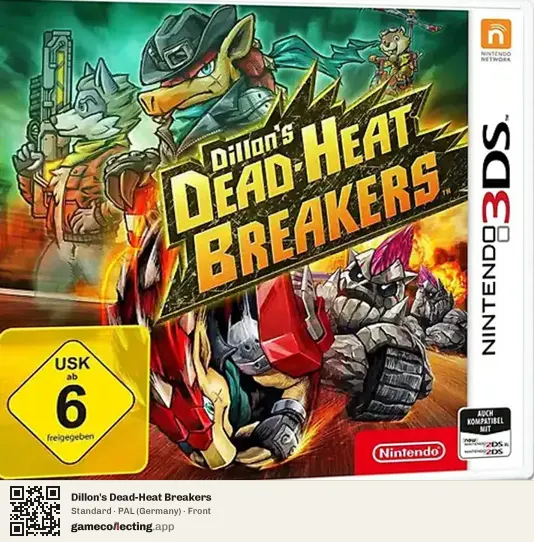 Dillon's Dead-Heat Breakers Nintendo 3DS, Germany box front