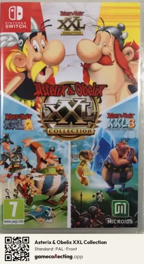 Asterix & Obelix XXL Collection Nintendo Switch, PAL box front